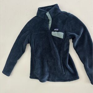 Patagonia Womens Navy Fleece Pullover